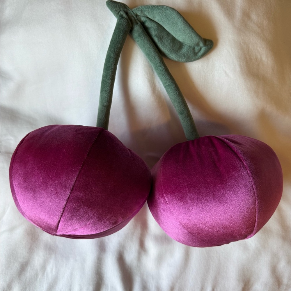 Room Essentials Cherry Decor/ Pillow Plush Plushie